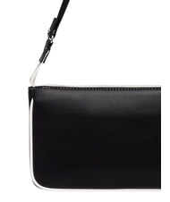CALVIN KLEIN CONTRAST CK sac bandouli&egrave;re sur noir - Sacs pour Femme - 3