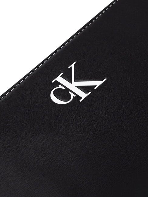 CONTRAST CK sac bandouli&egrave;re sur noir - Sacs pour Femme