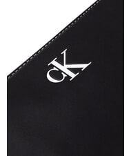 CALVIN KLEIN CONTRAST CK sac bandouli&egrave;re sur noir - Sacs pour Femme - 4