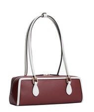 TOMMY HILFIGER TH GRACE sac bandouli&egrave;re velours bordeaux - Sacs pour Femme - 3