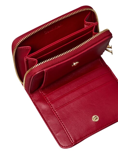 HARDWARE MONOGRAM portefeuille en cuir vin de Bordeaux - Portefeuilles Femme