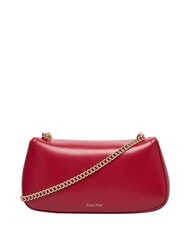 CALVIN KLEIN CK CONVERTIBLE sac bandouli&egrave;re vin de Bordeaux - Sacs pour Femme - 3