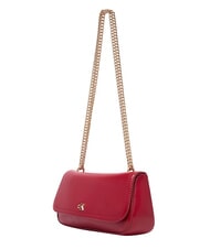 CALVIN KLEIN CK CONVERTIBLE sac bandouli&egrave;re vin de Bordeaux - Sacs pour Femme - 4