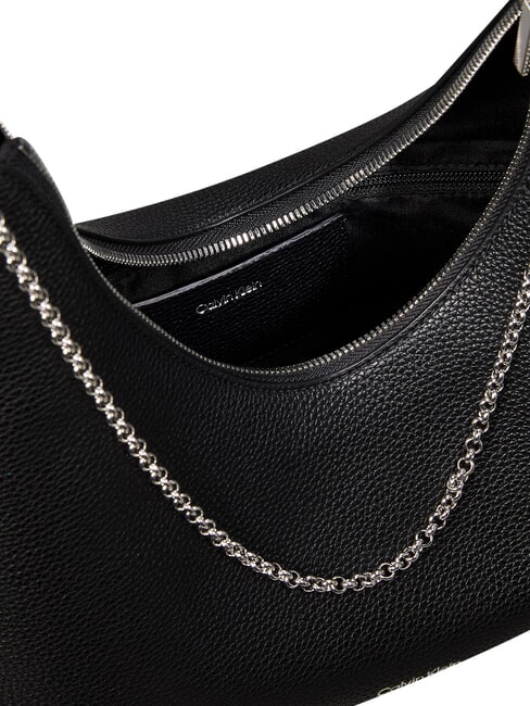 EMBLEM HW sac bandouli&egrave;re sur noir - Sacs pour Femme