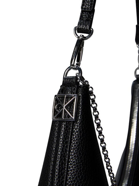 EMBLEM HW sac bandouli&egrave;re sur noir - Sacs pour Femme