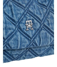 TOMMY HILFIGER TH FEMININE sac bandouli&egrave;re en denim denim - Sacs pour Femme - 5