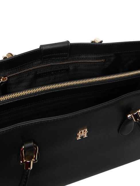 TH GRACE Sac cabas &agrave; bandouli&egrave;re le noir - Sacs pour Femme