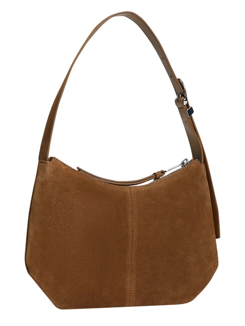 TJW SLOUCHY Sac bandouli&egrave;re en cuir su&eacute;d&eacute; kaki fonc&eacute; des hauts plateaux - Sacs pour Femme