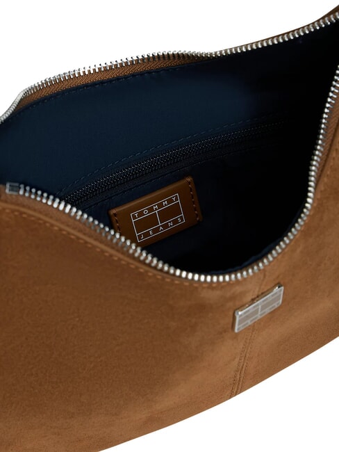 TJW SLOUCHY Sac bandouli&egrave;re en cuir su&eacute;d&eacute; kaki fonc&eacute; des hauts plateaux - Sacs pour Femme