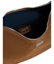 TOMMY HILFIGER TJW SLOUCHY Sac bandouli&egrave;re en cuir su&eacute;d&eacute; kaki fonc&eacute; des hauts plateaux - Sacs pour Femme - 4