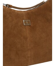 TOMMY HILFIGER TJW SLOUCHY Sac bandouli&egrave;re en cuir su&eacute;d&eacute; kaki fonc&eacute; des hauts plateaux - Sacs pour Femme - 5