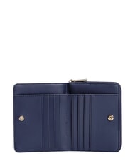 TOMMY HILFIGER TH ICON Petit portefeuille zipp&eacute; bleu mono - Portefeuilles Femme - 2