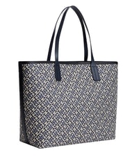 TOMMY HILFIGER TH ICON sac &agrave; bandouli&egrave;re bleu mono - Sacs pour Femme - 3