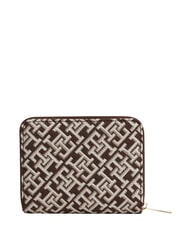 TOMMY HILFIGER TH ICON Petit portefeuille zipp&eacute; mono neutre - Portefeuilles Femme - 3