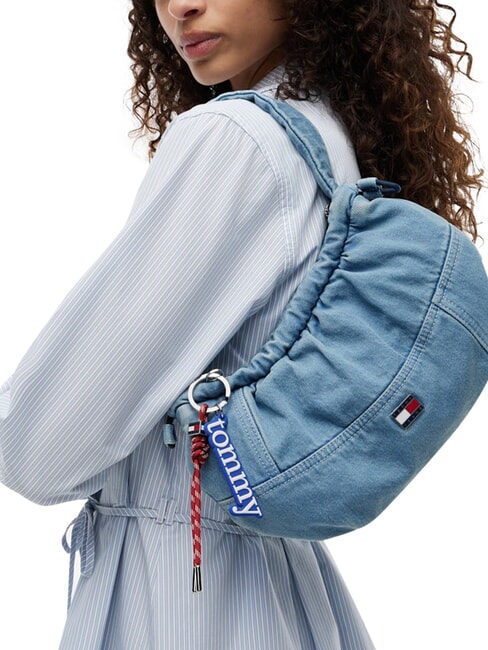 TJW ICON sac bandouli&egrave;re en coton denim - Sacs pour Femme