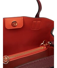TOMMY HILFIGER TH ICON Sac &agrave; main avec bandouli&egrave;re velours bordeaux - Sacs pour Femme - 4