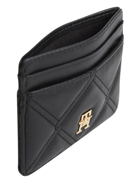 TH FEMININE Porte-carte plat le noir - Portefeuilles Femme