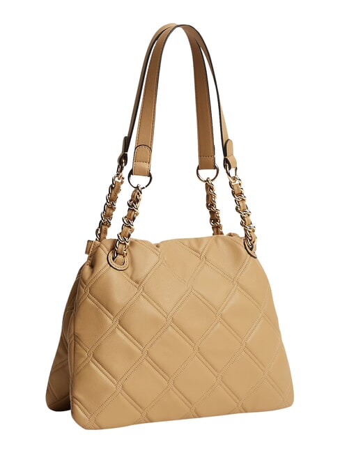 TH FEMININE Sac bandouli&egrave;re matelass&eacute; kaki classique - Sacs pour Femme