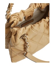 TOMMY HILFIGER TH FEMININE Sac bandouli&egrave;re matelass&eacute; kaki classique - Sacs pour Femme - 4