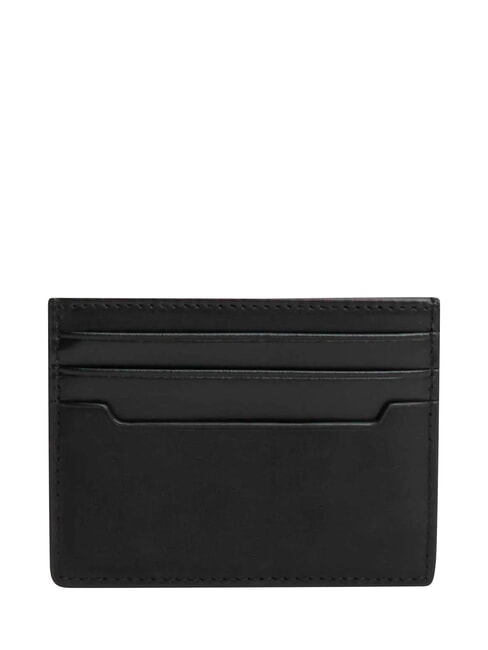 TH SOHO porte-cartes en cuir plat le noir - Portefeuilles Homme