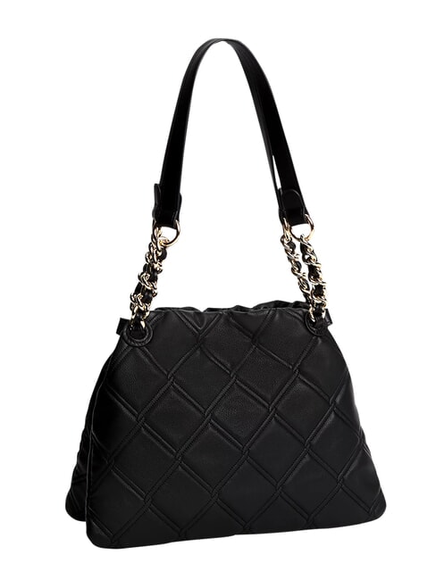 TH FEMININE Sac bandouli&egrave;re matelass&eacute; le noir - Sacs pour Femme