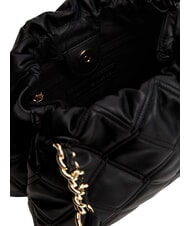 TOMMY HILFIGER TH FEMININE Sac bandouli&egrave;re matelass&eacute; le noir - Sacs pour Femme - 4