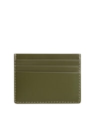 TOMMY HILFIGER TH MICRO FLAG porte-cartes en cuir plat bois d'olivier - Portefeuilles Homme - 2