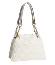 TOMMY HILFIGER TH FEMININE Sac bandouli&egrave;re matelass&eacute; cr&egrave;me douce - Sacs pour Femme - 3