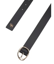 TOMMY HILFIGER TH SCULPT ceinture en cuir le noir - Ceintures - 2