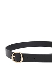 TOMMY HILFIGER TH SCULPT ceinture en cuir le noir - Ceintures - 3