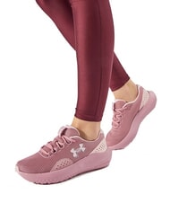 UNDER ARMOUR CHARGED SURGE 4 Baskets &eacute;lixir rose - Chaussures Femme - 6
