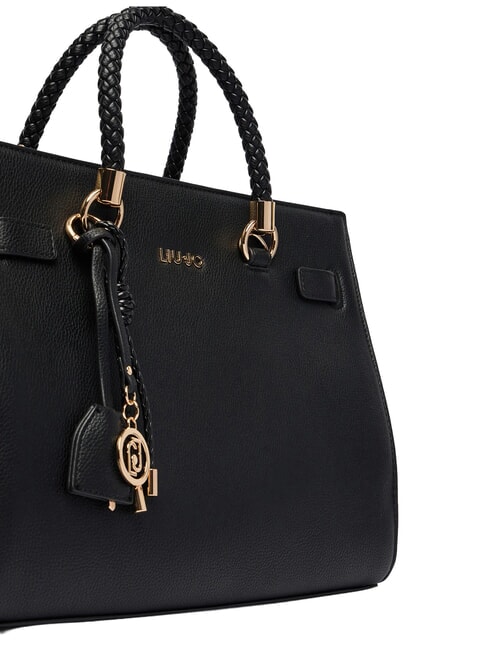 MANHATTAN Sac cabas avec bandouli&egrave;re NOIR - Sacs pour Femme