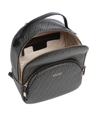 LIUJO MANHATTAN Sac &agrave; dos avec poche avant NOIR - Sacs pour Femme - 4
