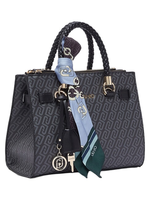 MANHATTAN Sac &agrave; main avec bandouli&egrave;re NOIR - Sacs pour Femme