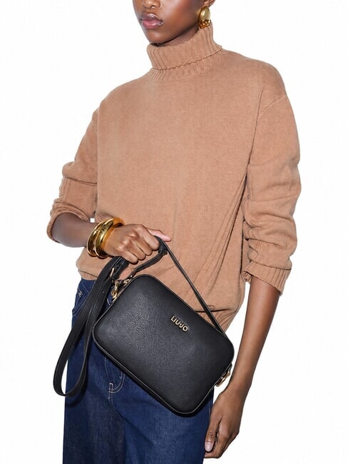 MANHATTAN Mini sac, avec bandouli&egrave;re r&eacute;glable NOIR - Sacs pour Femme