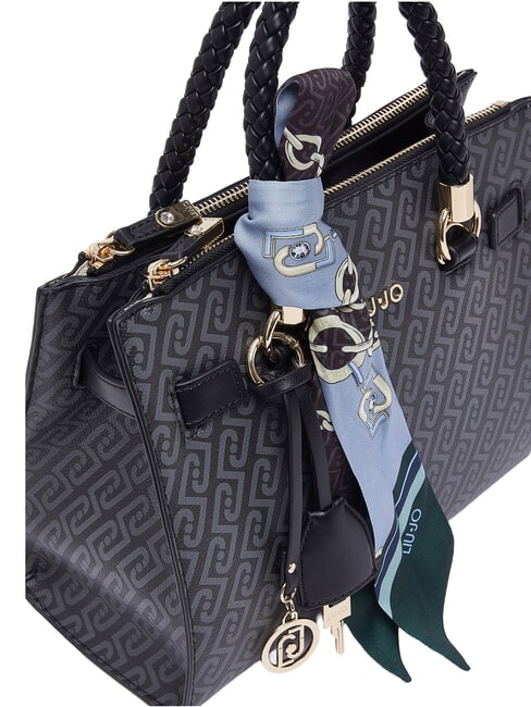 MANHATTAN Sac &agrave; main avec bandouli&egrave;re NOIR - Sacs pour Femme