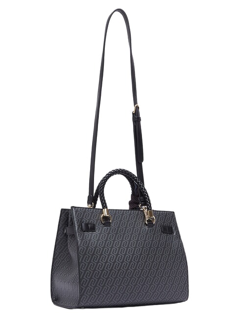 MANHATTAN Sac cabas avec bandouli&egrave;re NOIR - Sacs pour Femme