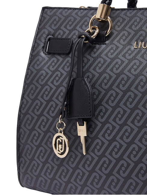 MANHATTAN Sac cabas avec bandouli&egrave;re NOIR - Sacs pour Femme