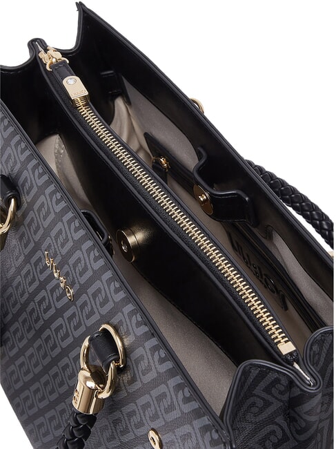 MANHATTAN Sac cabas avec bandouli&egrave;re NOIR - Sacs pour Femme