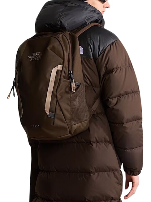 VAULT Sac &agrave; dos pour ordinateur portable 13" ch&acirc;taigne fonc&eacute;/grenat - Sacs &agrave; dos pour l'&Eacute;cole & les Loisirs
