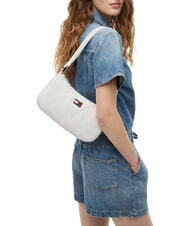 TOMMY HILFIGER TJW ESS DAILY sac bandouli&egrave;re Ivoire - Sacs pour Femme - 2