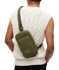 TOMMY HILFIGER TH FOUNDATION Sac &agrave; dos &agrave; une &eacute;paule bois d'olivier - Sacs &agrave; dos pour ordinateur portable - 2