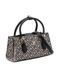 TOMMY HILFIGER TH GRACE Sac &agrave; main avec bandouli&egrave;re bleu mono - Sacs pour Femme - 3