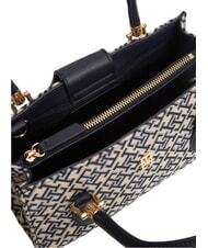 TOMMY HILFIGER TH GRACE Sac &agrave; main avec bandouli&egrave;re bleu mono - Sacs pour Femme - 4