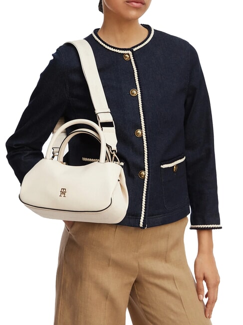 TH LOGOTAPE Sac &agrave; main avec bandouli&egrave;re cr&egrave;me douce - Sacs pour Femme