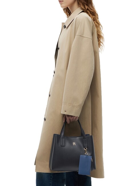 TH ICON Sac &agrave; main avec bandouli&egrave;re bleu de l'espace - Sacs pour Femme