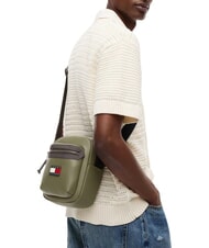 TOMMY HILFIGER TJM ELEVATED sac bandouli&egrave;re olive espagnole - Sacs en Bandouli&egrave;res pour Homme - 4