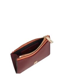 TH ICON Portefeuille pour femme velours bordeaux - Portefeuilles Femme