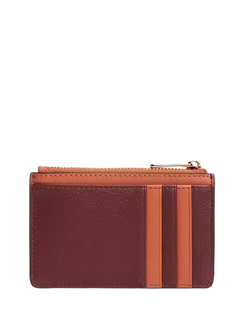 TH ICON Portefeuille pour femme velours bordeaux - Portefeuilles Femme