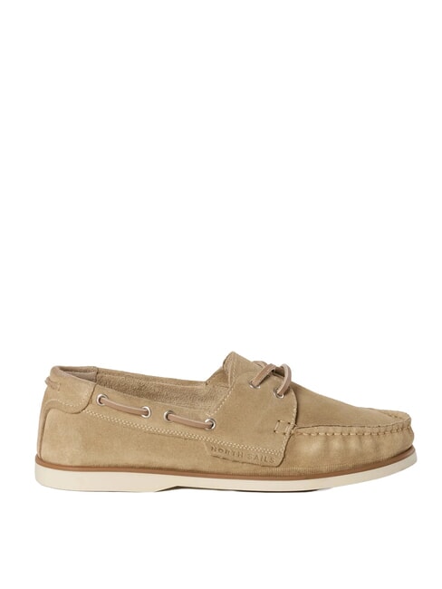 DECK SUEDE mocassins en cuir beige - Chaussures Femme